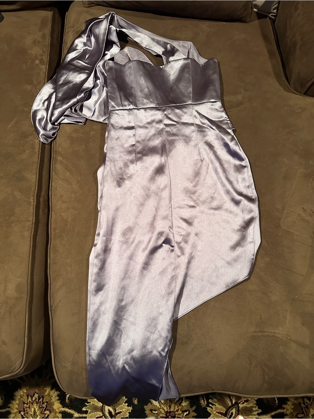 ASOS Lilac Satin Dress